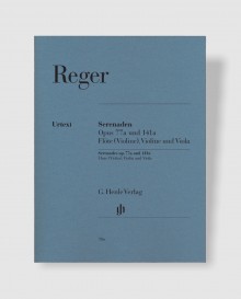 레거 플루트(바이올린), 바이올린, 비올라를 윙한 세레나데 Op. 77a and Op. 141a [HN.786]