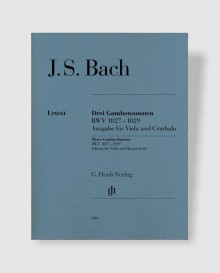 바흐 비올라 다감바와 하프시코드를 위한 소나타 BWV 1027-1029 [HN.684]