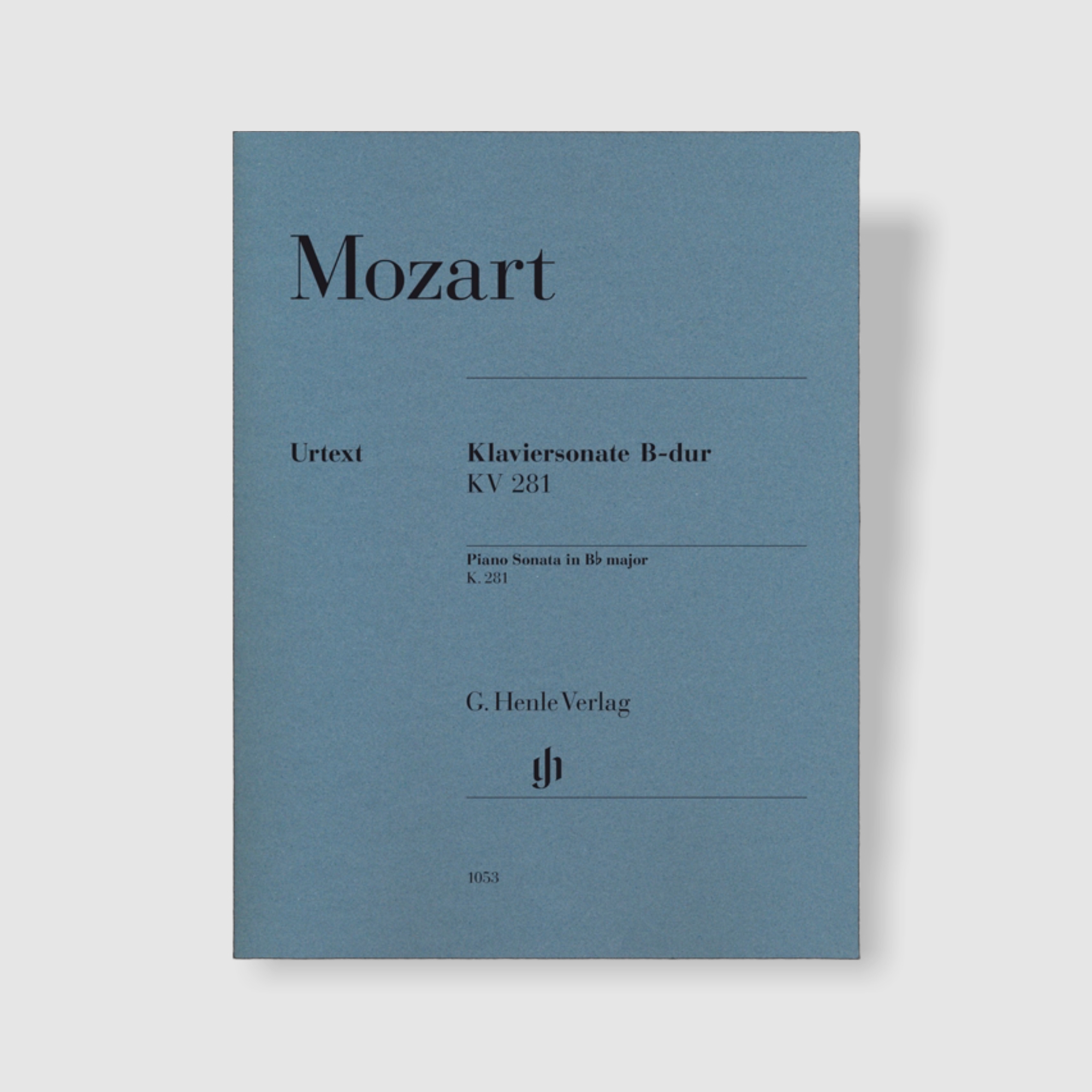 모차르트 피아노 소나타 in B flat Major, K. 281 [HN.1053]