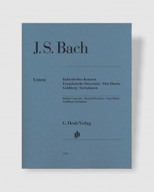 바흐 이탈리안 협주곡, 프랑스 서곡, 4개의 듀엣, 골드베르크 변주곡 (핑거링x) [HN.1129]